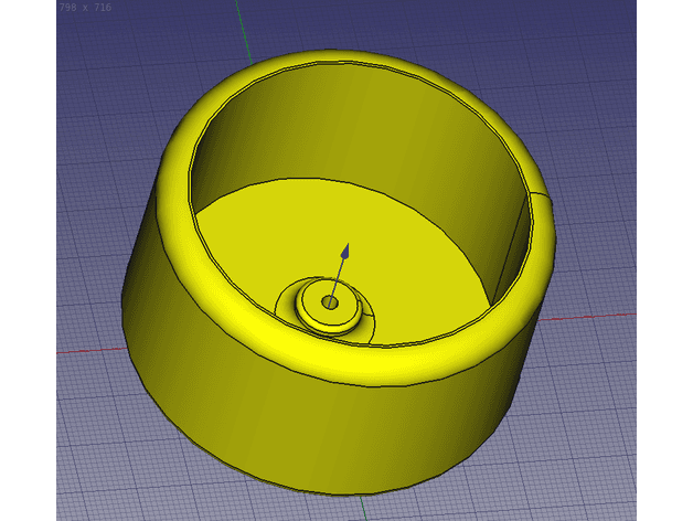 Co2 Rocket base 3d model