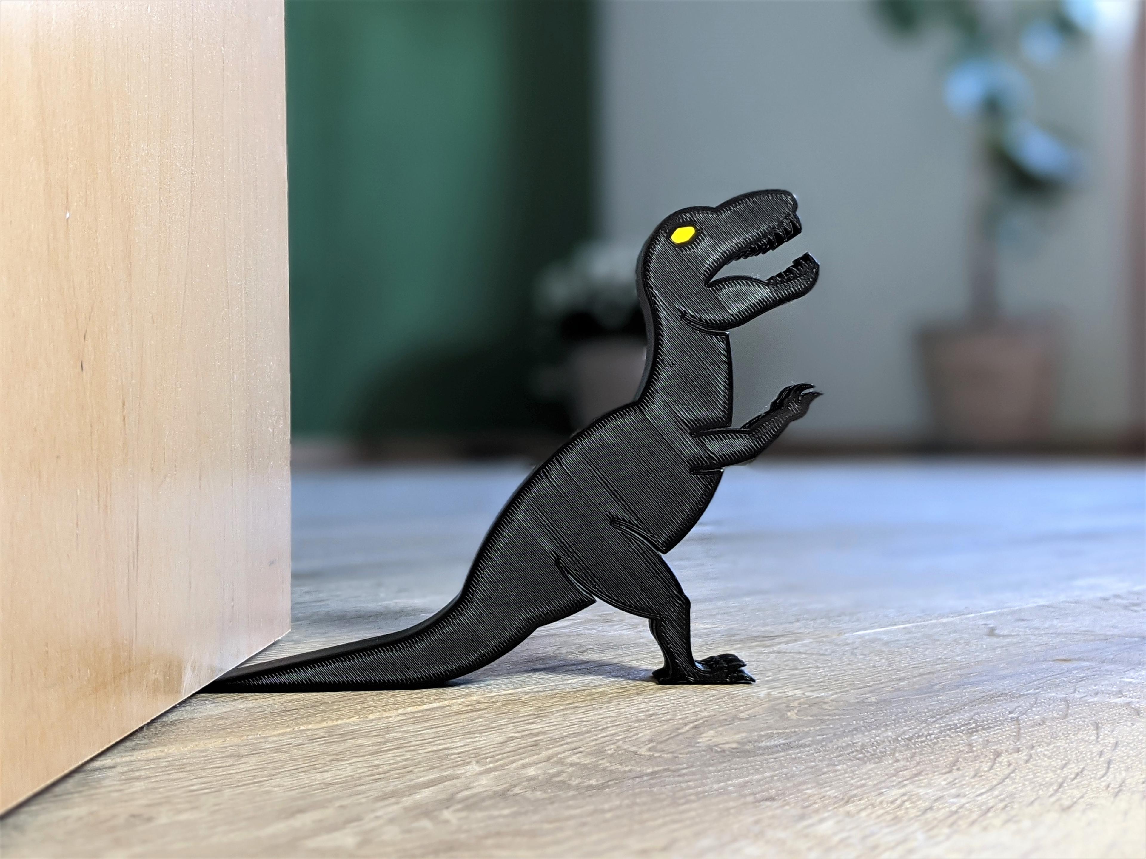 DOOR STOPPER DINO  | For Dino Lovers and Kids in T-Rex Style | 3D-Printable STL 3d model