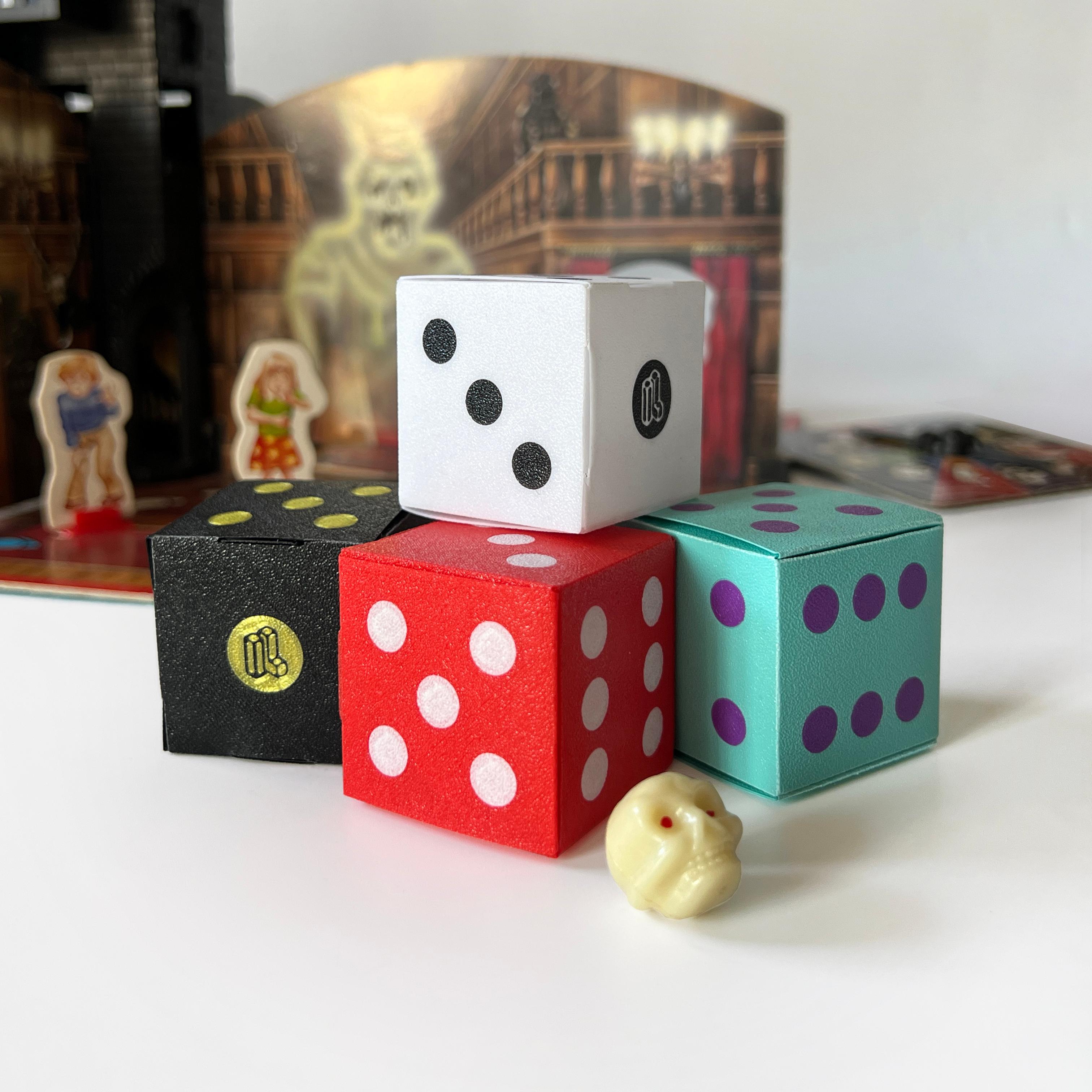 Flat folding die (dice) 3d model