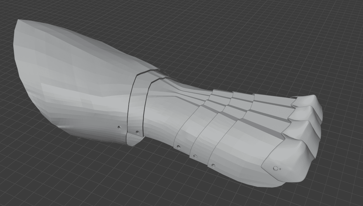 Gauntlet 3d model