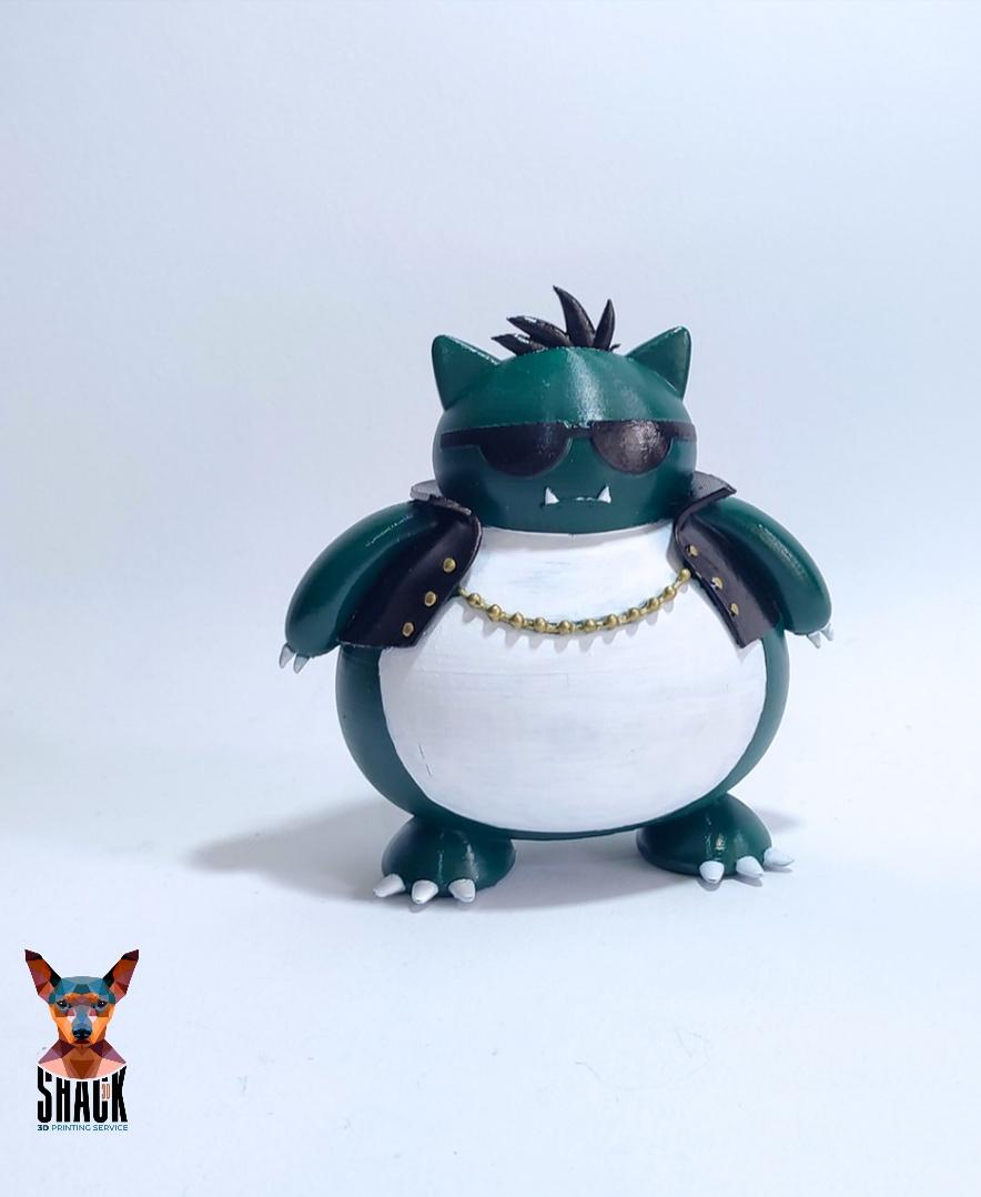 SNORLAX PUNK 3d model