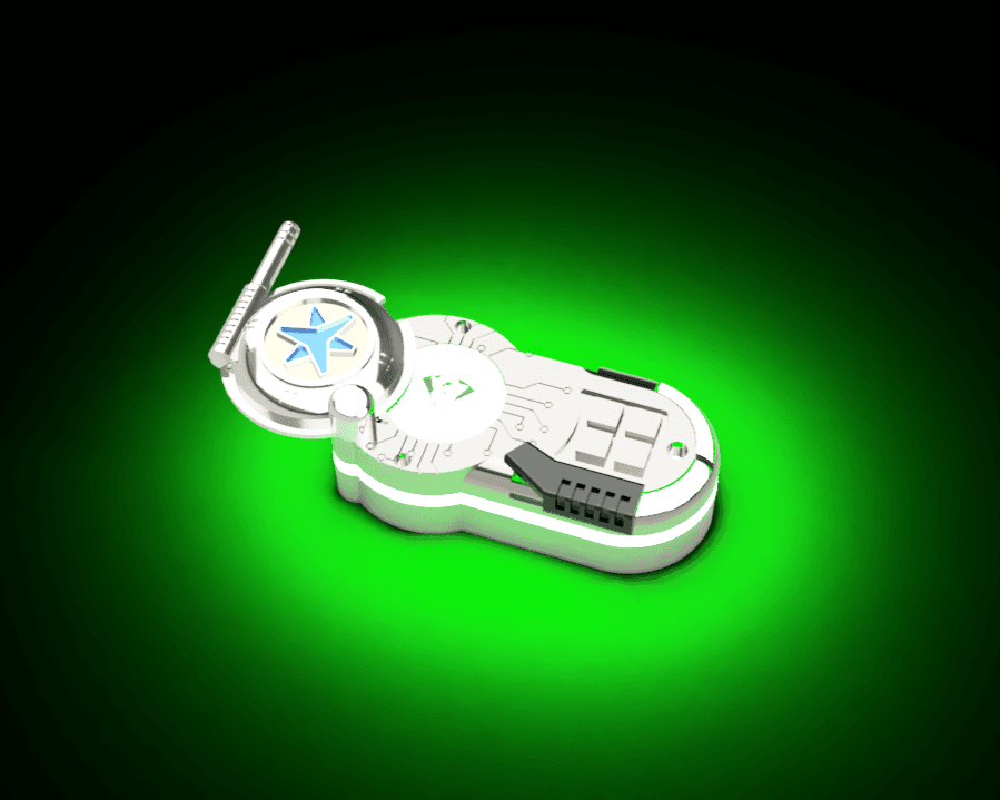 Lightspeed Rescue Morpher with LEDs 3d model