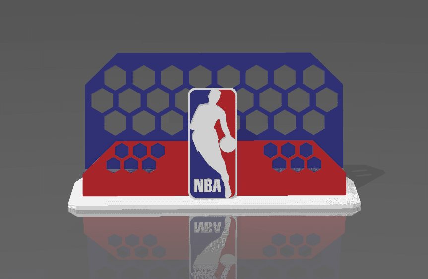 NBA graded slab holder 3d model