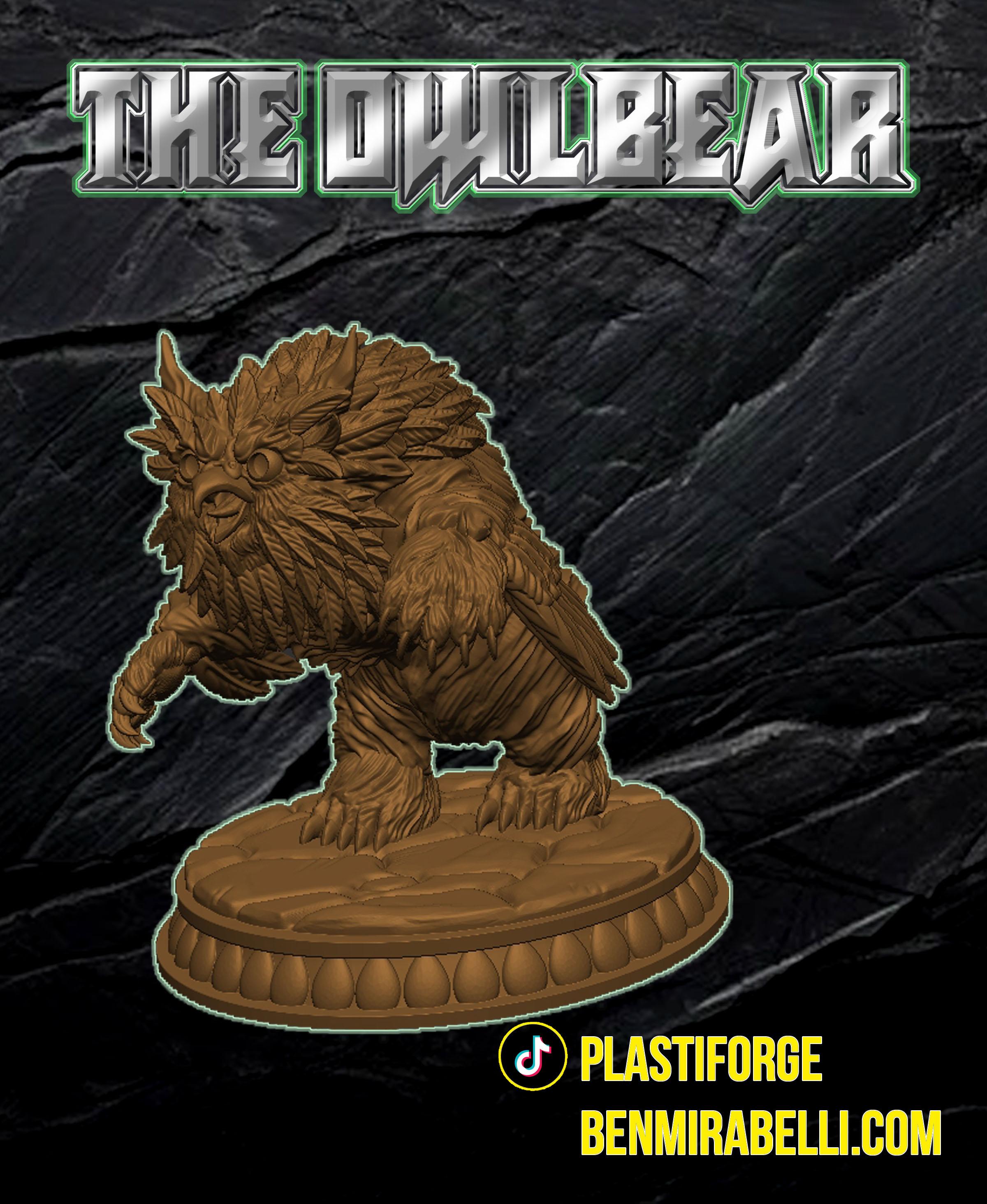 Savage Owlbear 3d model