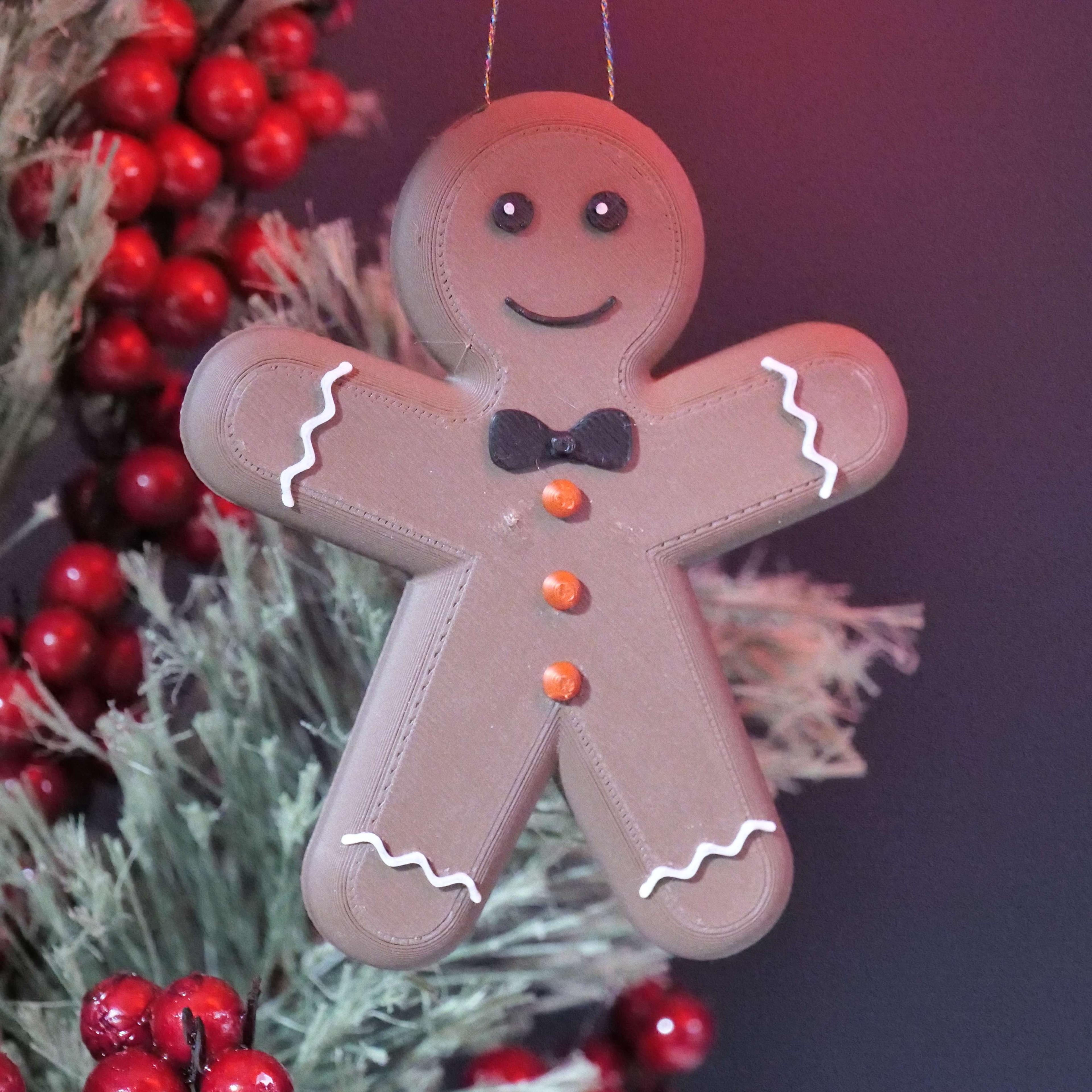 Gingerbread Man - Formal Bowtie 3d model