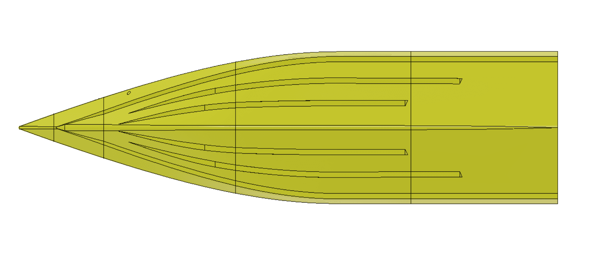 RC Boat V Hull Self Righting  3d model