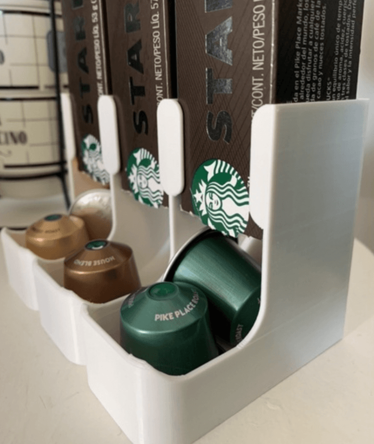 NESPRESSO CAPSULE HOLDER FOR 3 UNITS 3d model