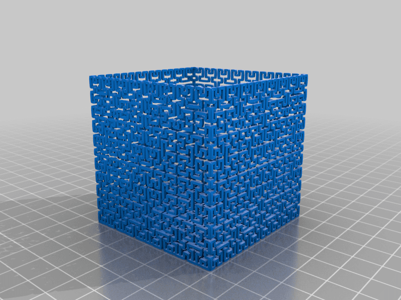 hilbert box 3d model