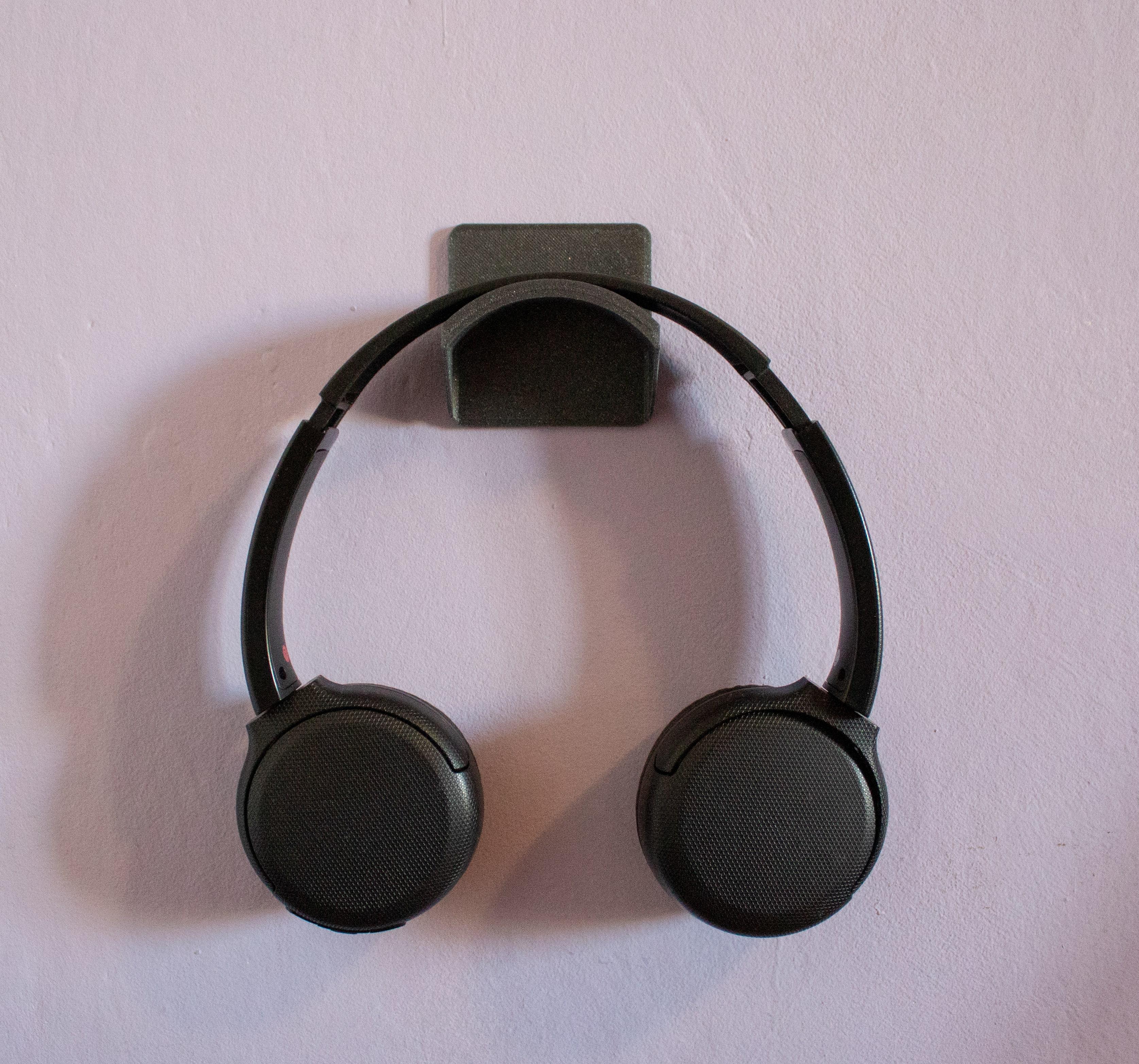 Headphones wall hanger 3d model