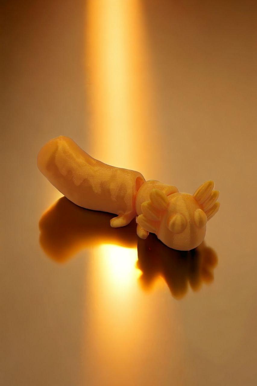 Cute Flexi Axolotl - Cheetoltl 3d model