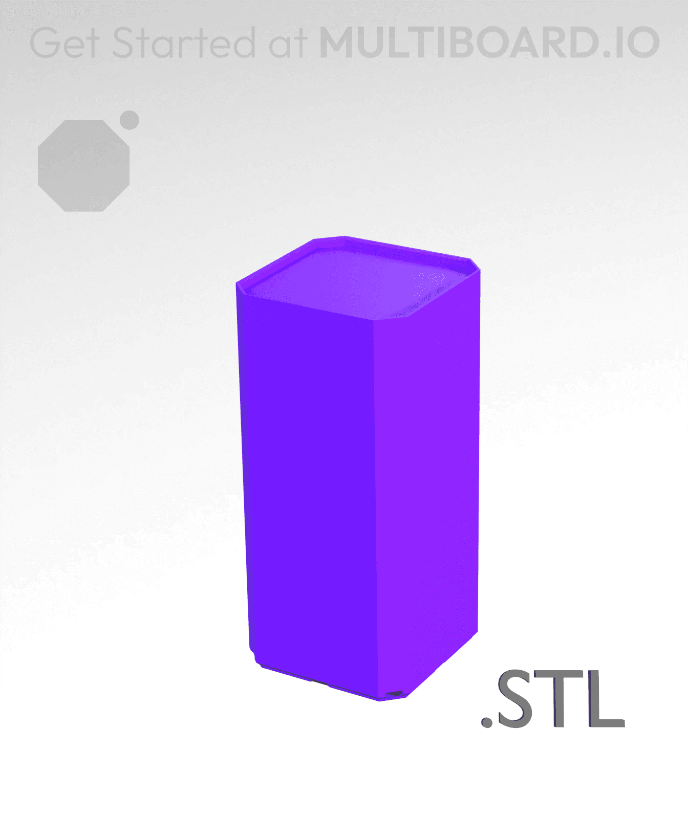 1x1x2 - Multibin Insert - STL Remixing File 3d model