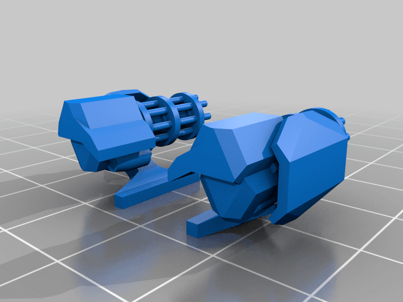 labadorian gatling gun 3d model