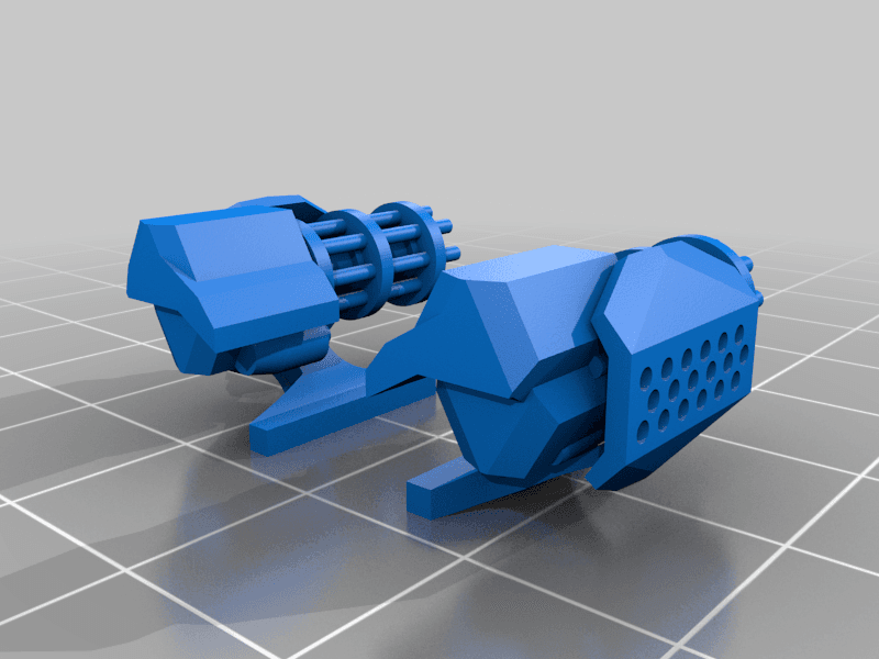 labadorian gatling gun 3d model