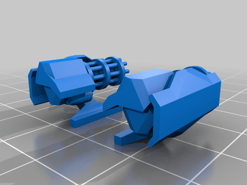 labadorian gatling gun 3d model