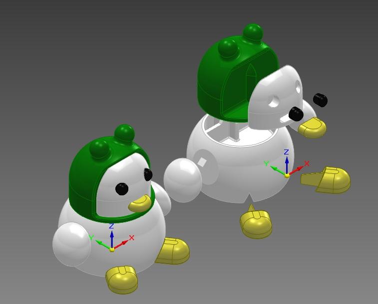 duck_remake_assembly_plus_exploded.stp 3d model