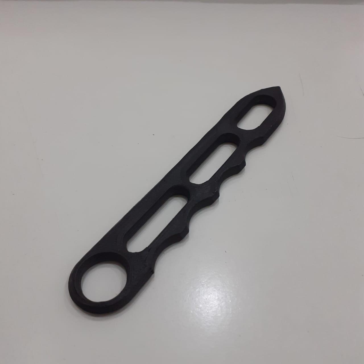 Kubotan handheld self-defense tool. 3d model