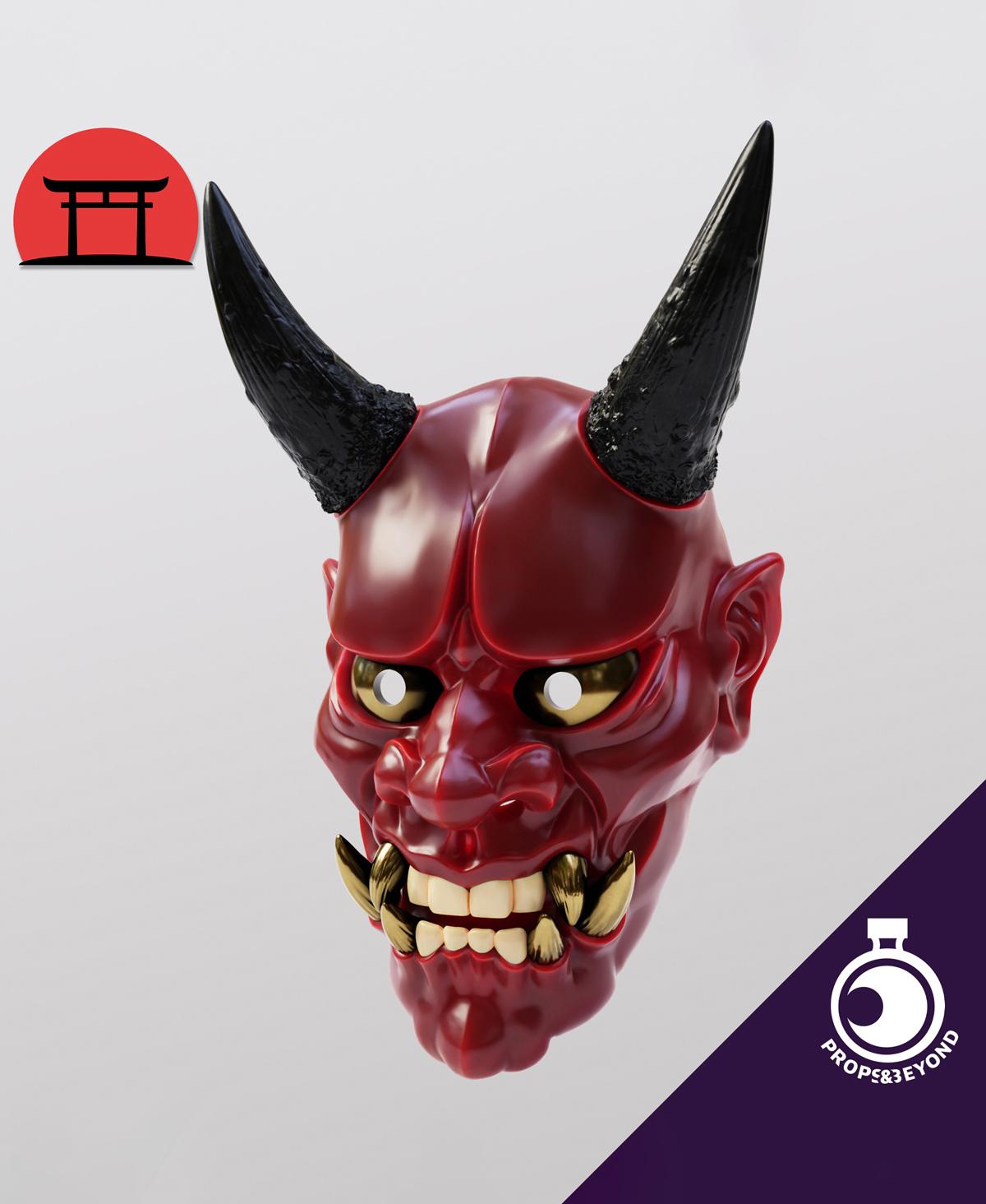 Oni Mask 3d model