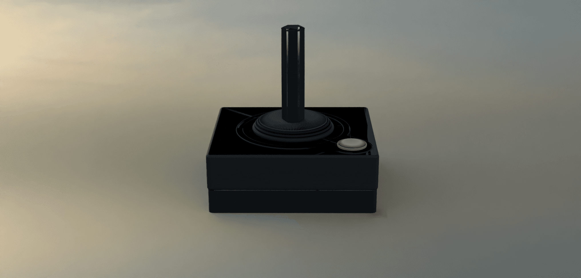 Atari Joystick Key Chain (with No Key Chain Option) 3d model