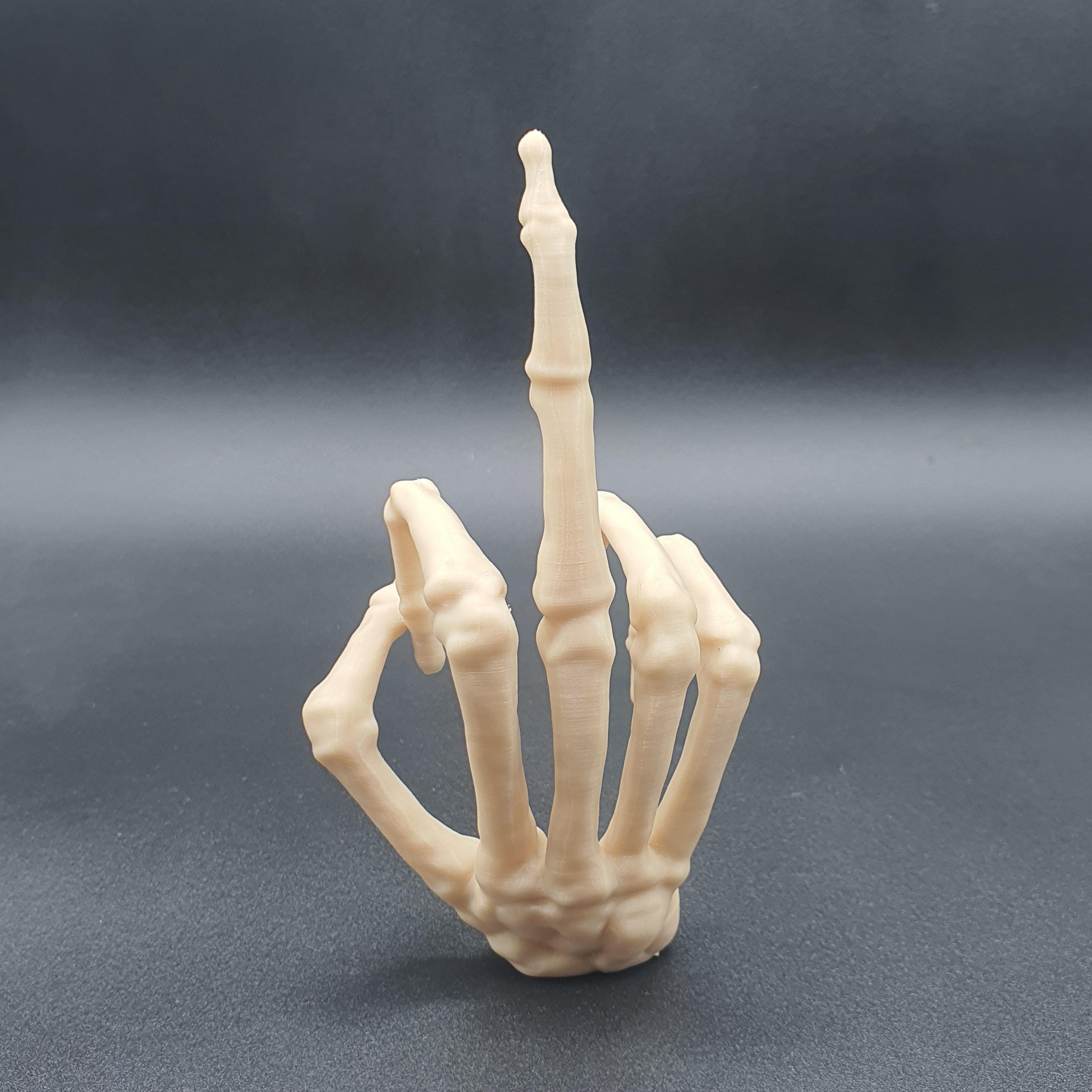 SKELETON HAND MIDDLE FINGER 3d model