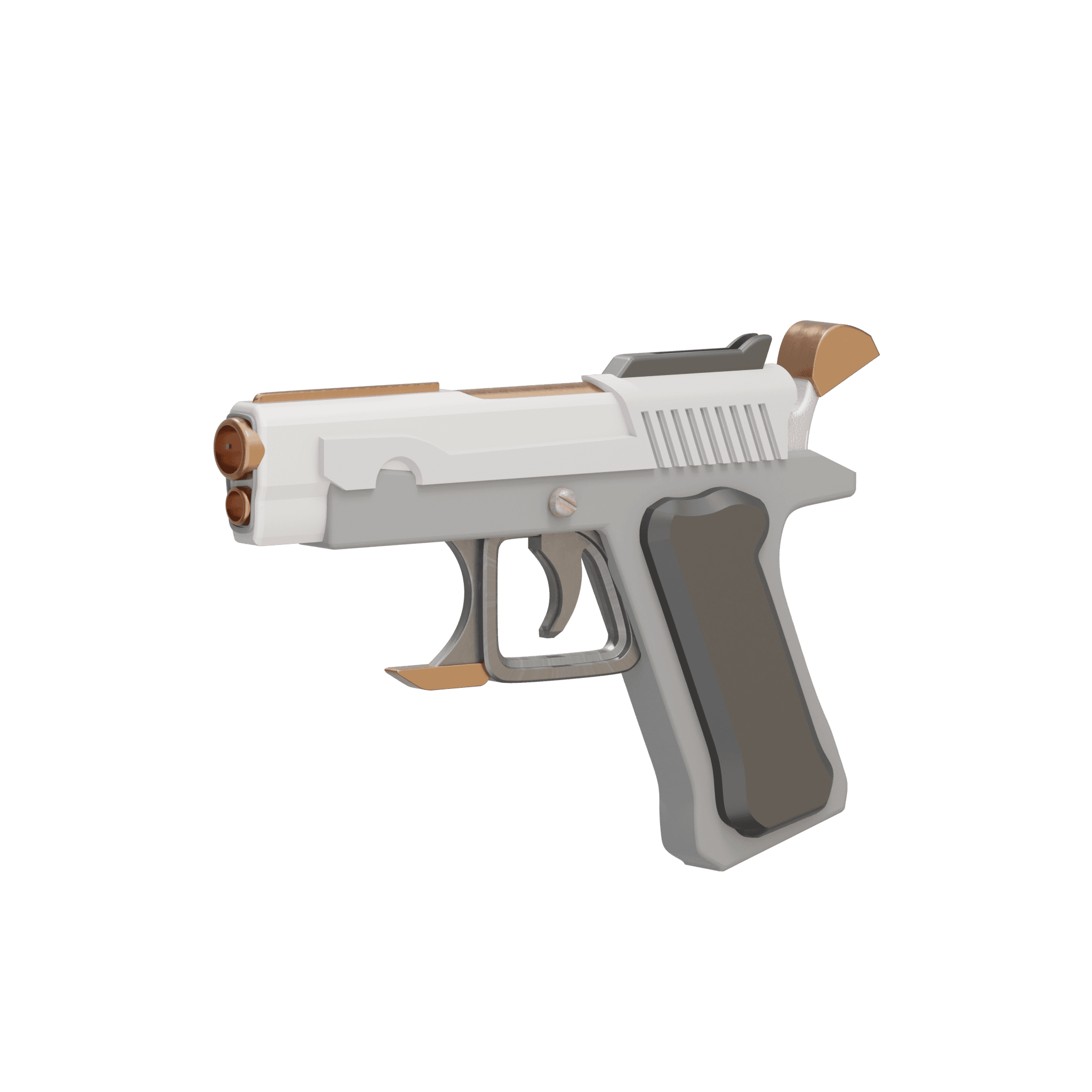 Pal World Handgun Prop 3d model