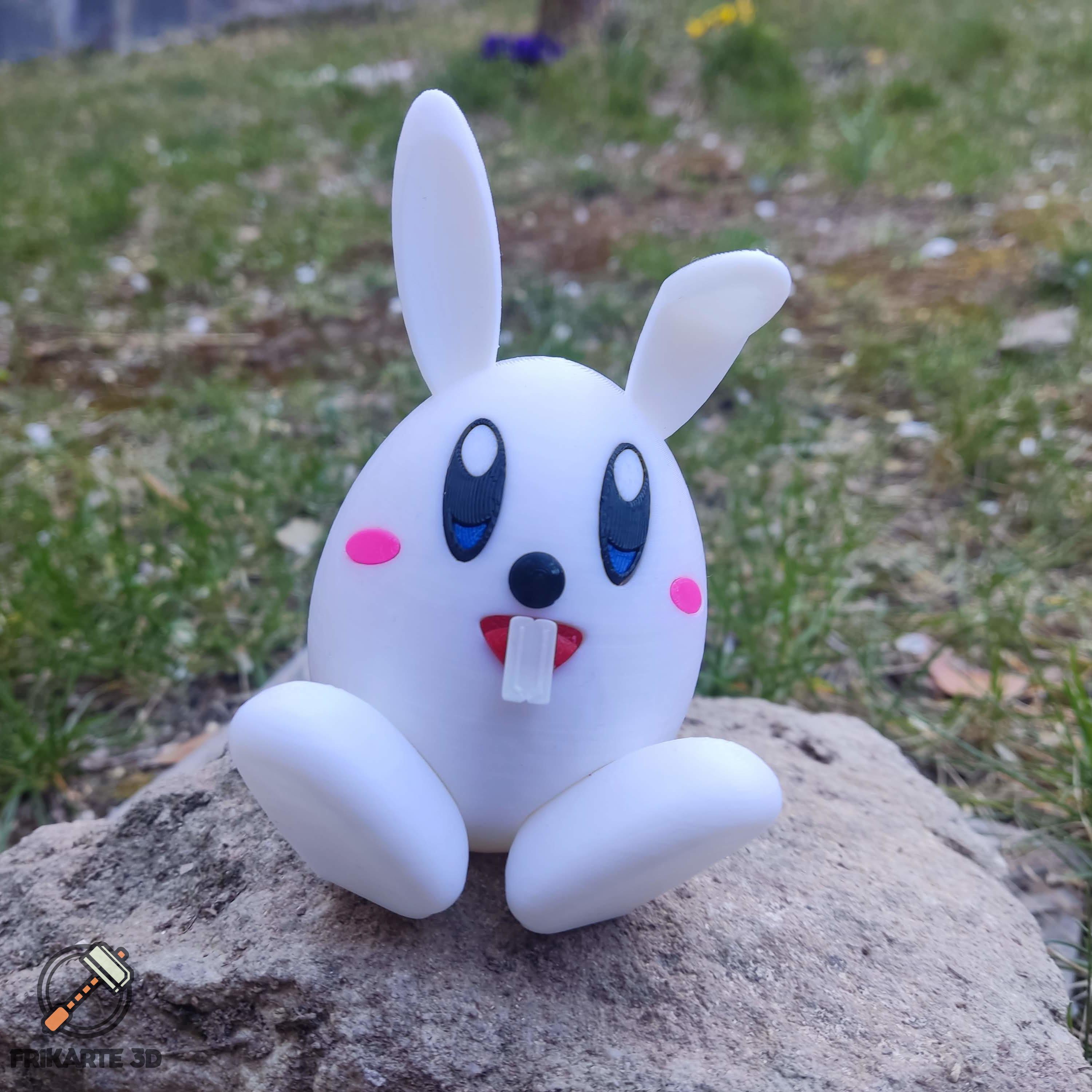 Eggunny = Easter Egg + Bunny! 3d model