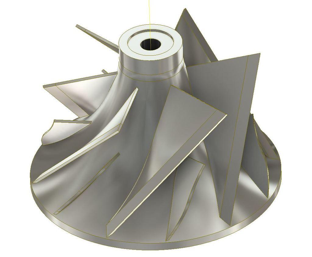 Turbocharger 3d model