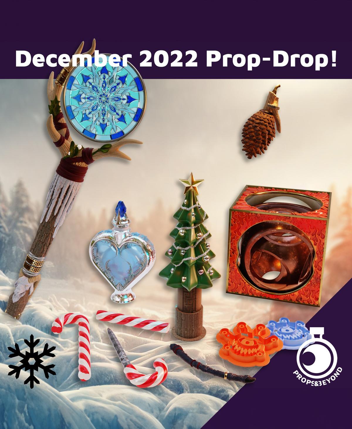 December 2022 Prop Drop - Winter Wonderland 3d model