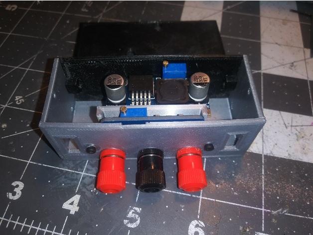 Variable Power Supply Using LM2596 and MT3608 3d model