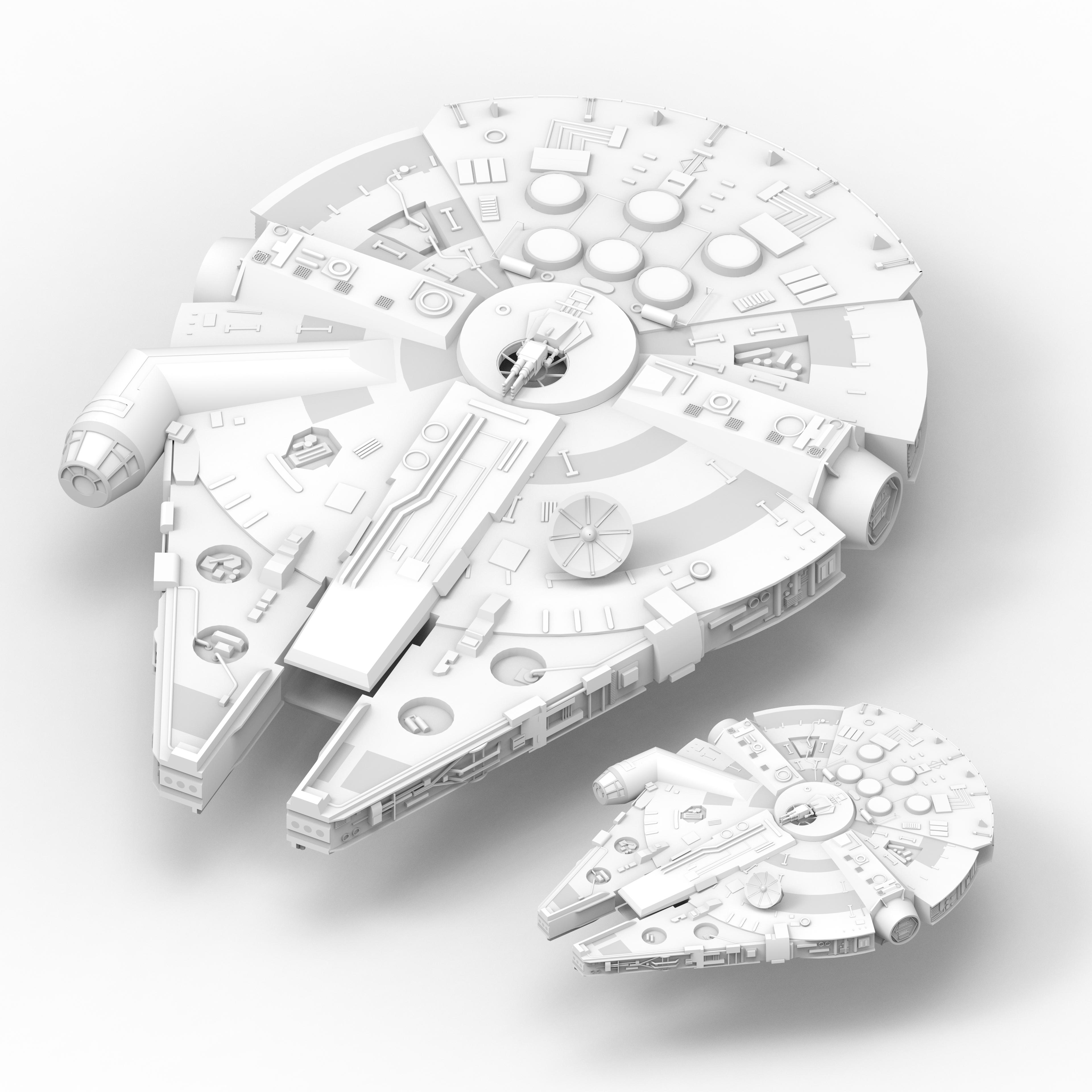 Millennium Falcon.stl 3d model