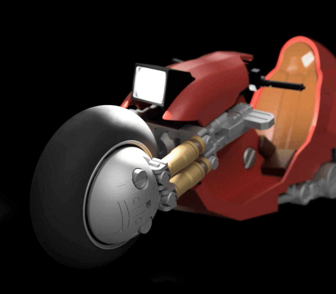 AKIRA - Kaneda's Bike 3d model