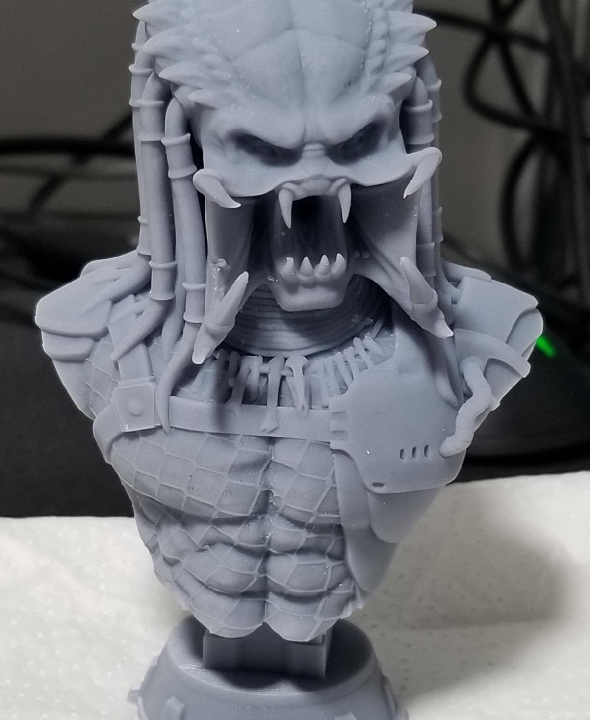 Predator Bust (Pre-Supported) 3d model