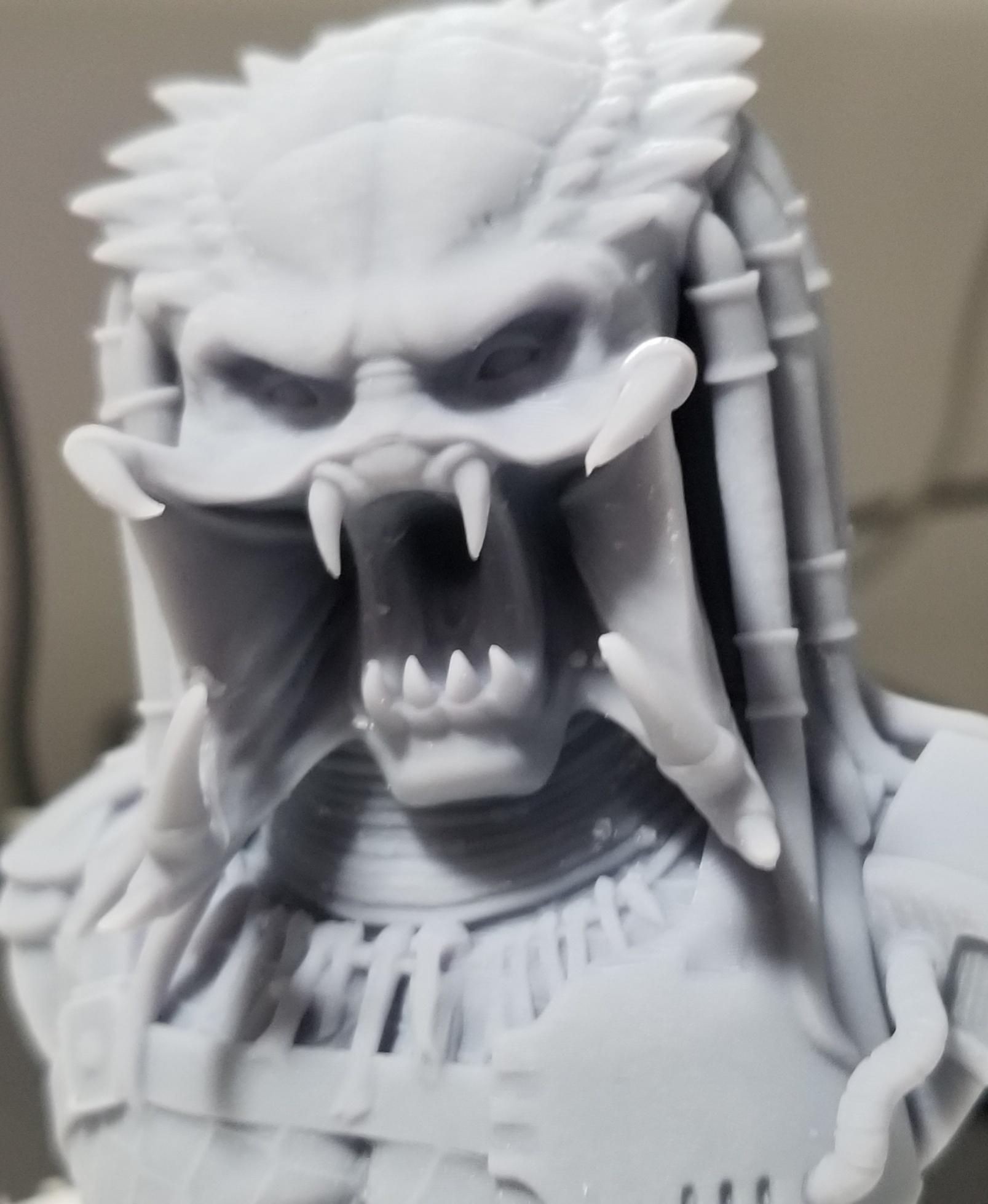 Predator Bust (Pre-Supported) 3d model