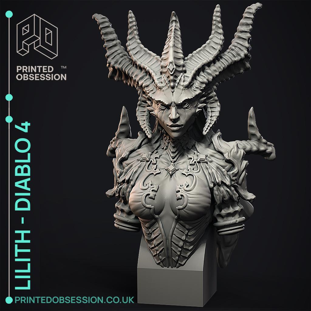 Lilith - Diablo 4 - Fan Art 3d model