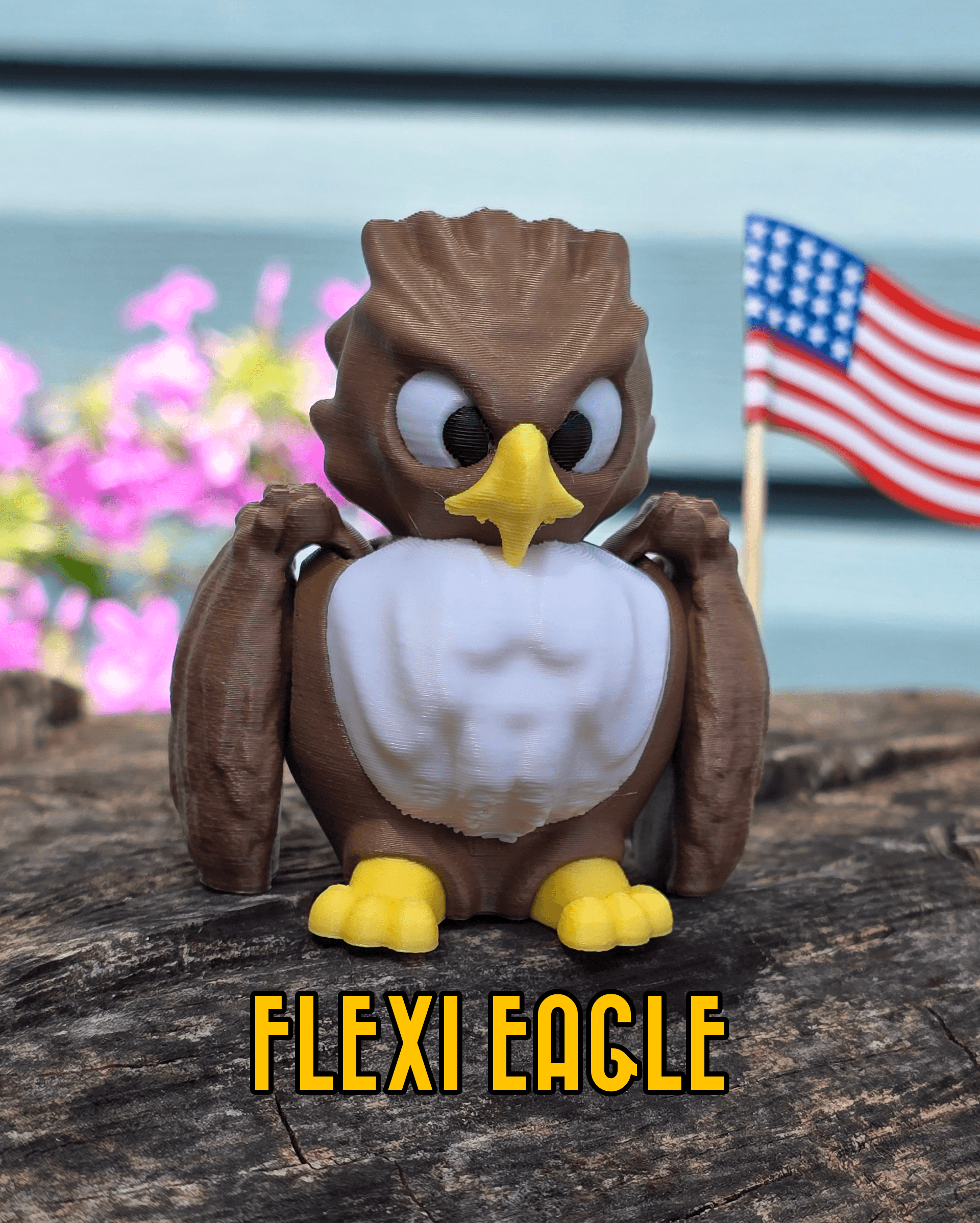 Flexi Eagle 3d model