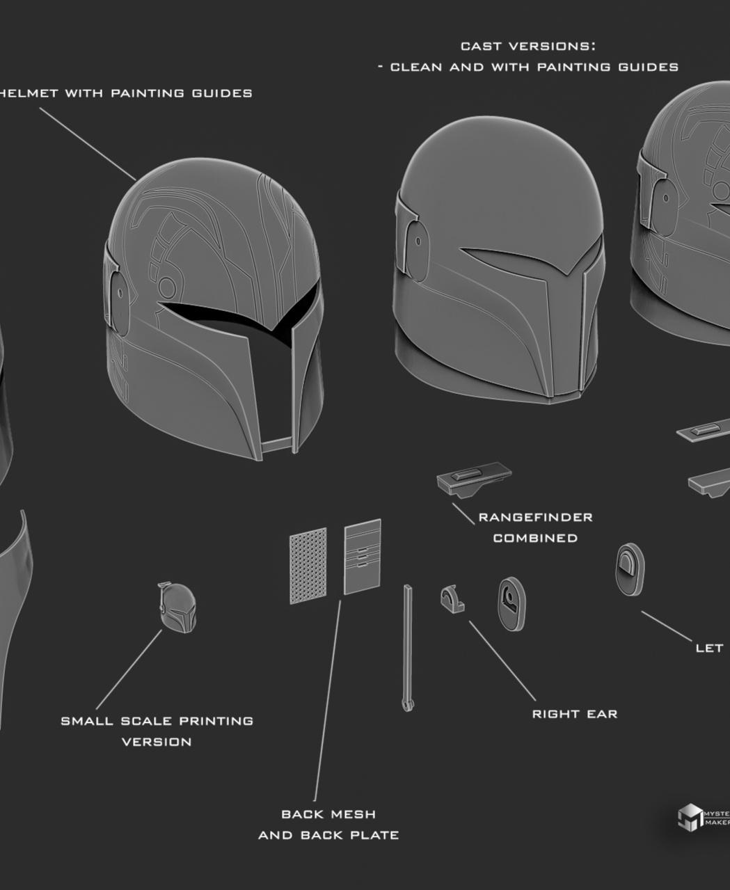 Sabine Wren helmet 3d model