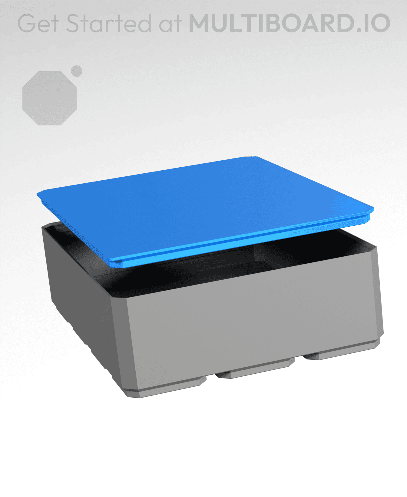 4x3 Drop In Tab Lid 3d model