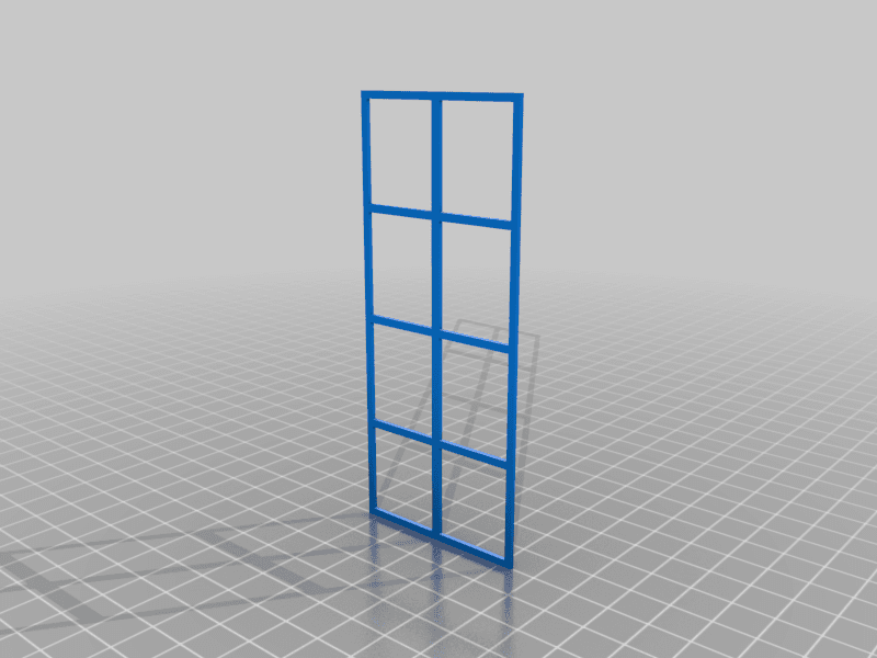 British Telephone Booth Inspired Door 3d model