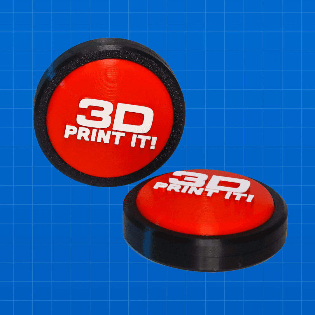 3D PRINTED BUTTON 3d model