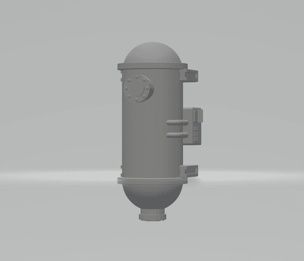 FHW: Terrain Silos horizontal tank A (BoD) 3d model