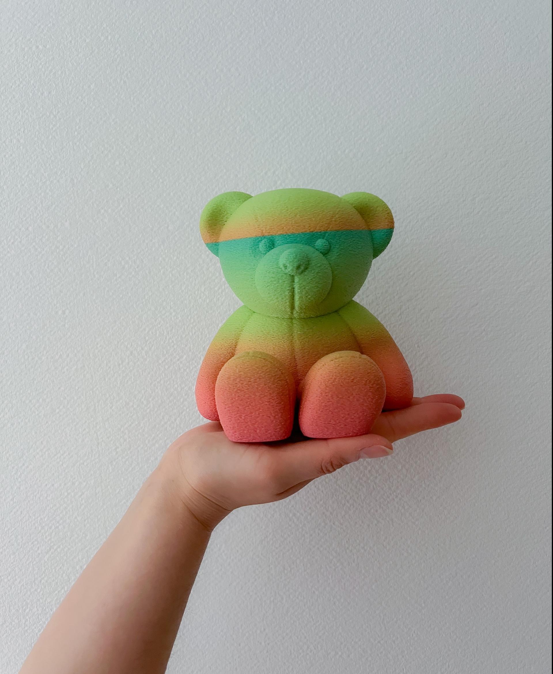 Barry Bear - Failed barry😂 
Filament switch 
Isanmate rainbow filament - 3d model