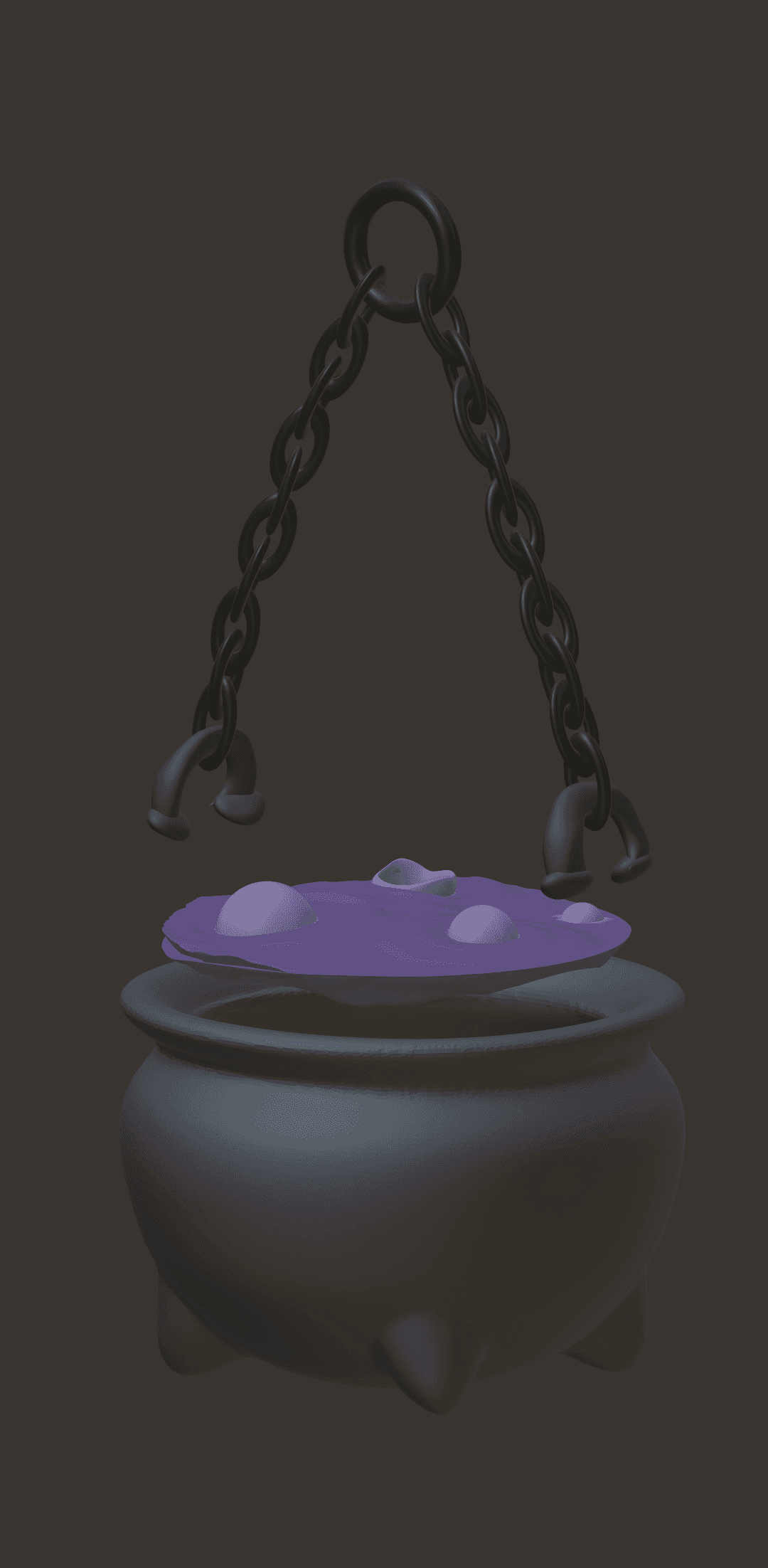 Witch's Cauldron  3d model