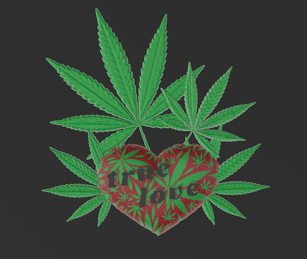 pot heart 3d model