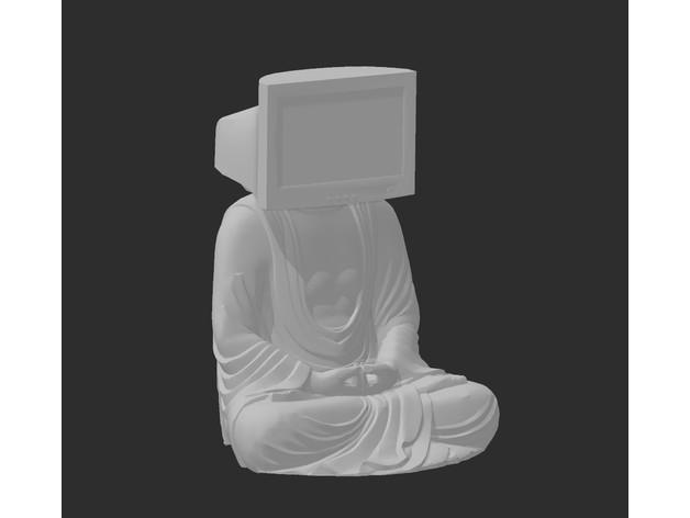 Computer Buddha 3d model