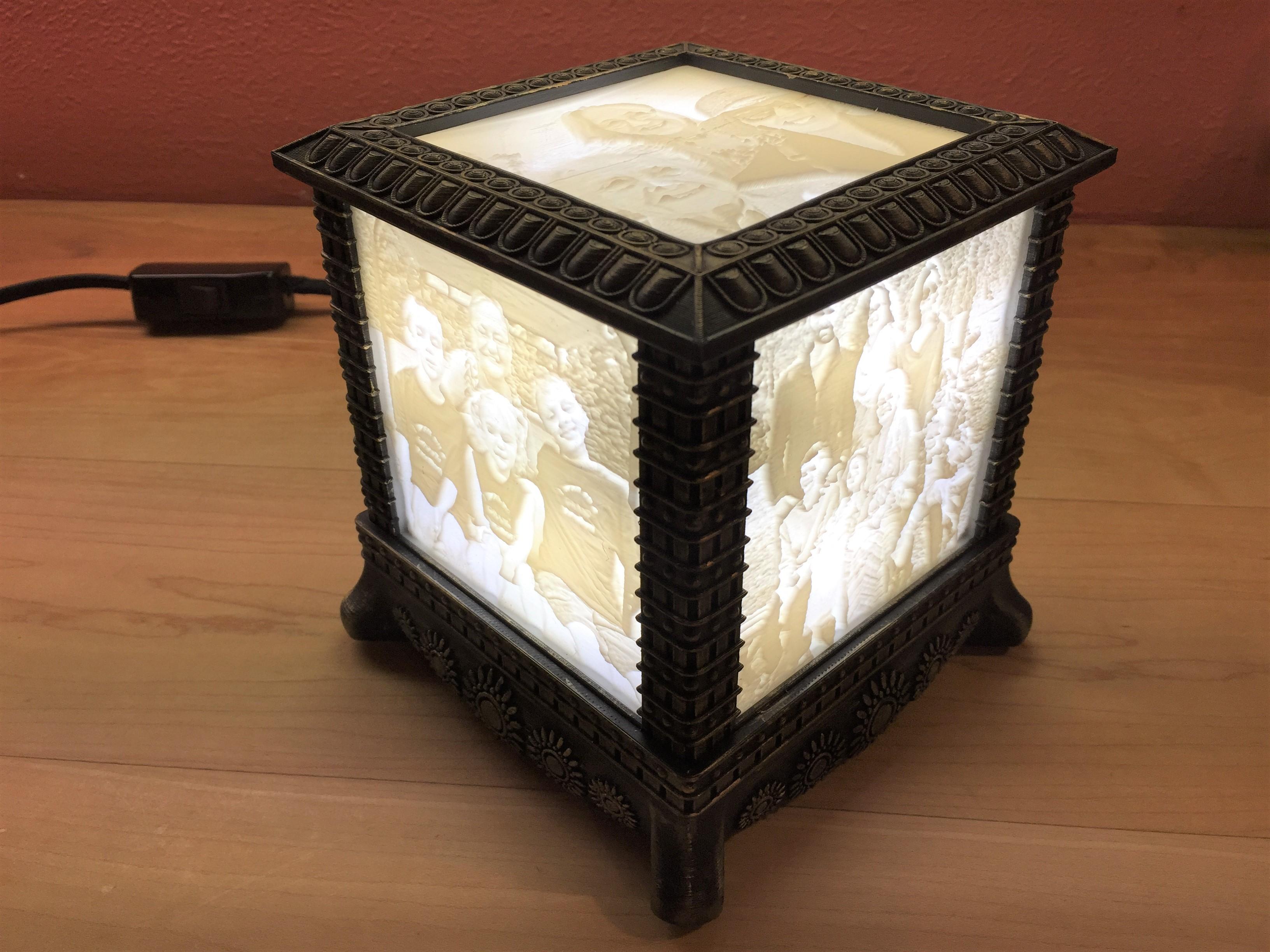 Gothic Lithophane Light 3d model