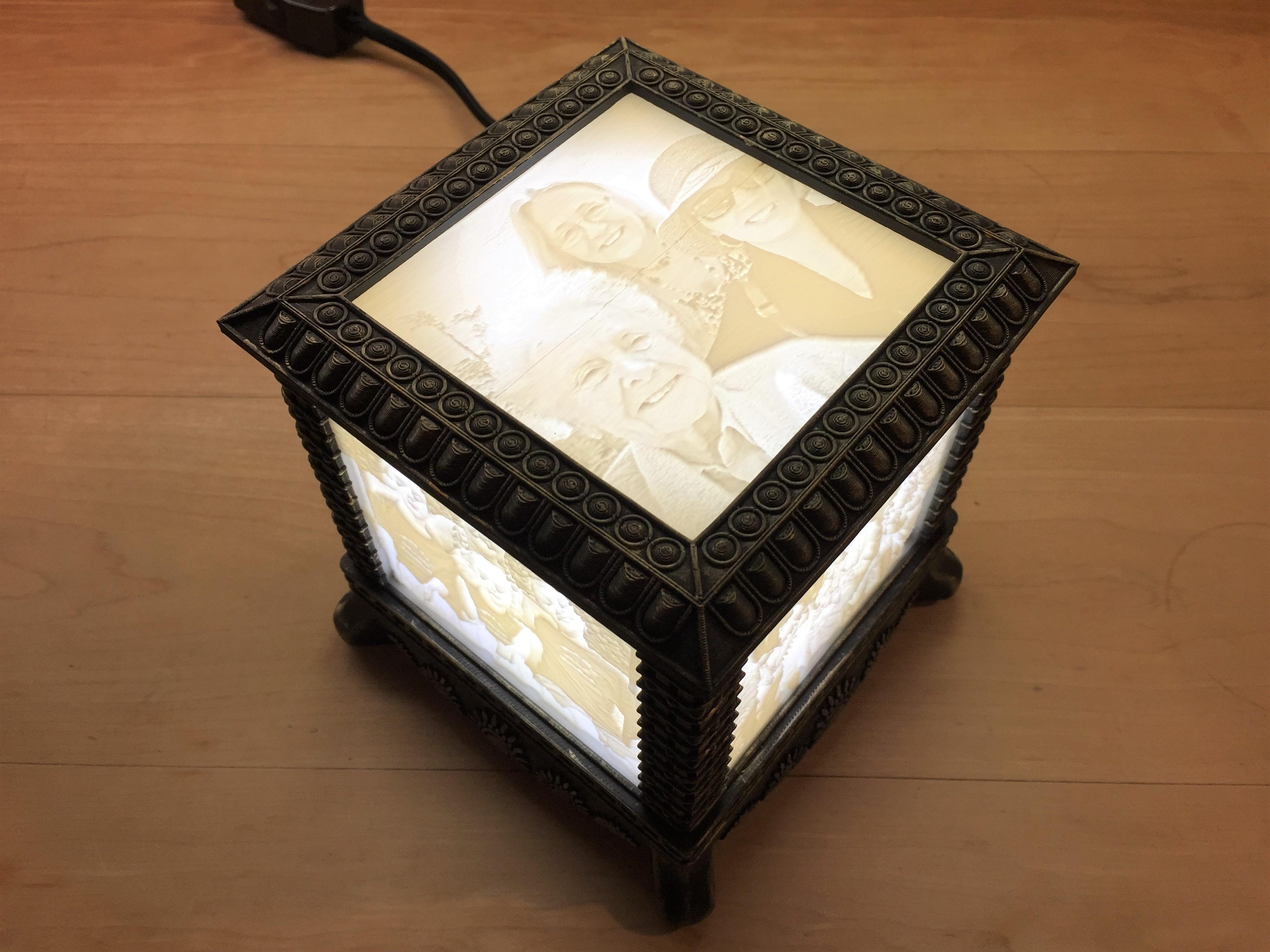 Gothic Lithophane Light 3d model