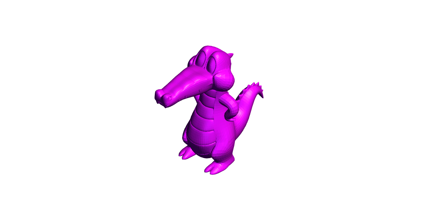 crocodile.stl 3d model