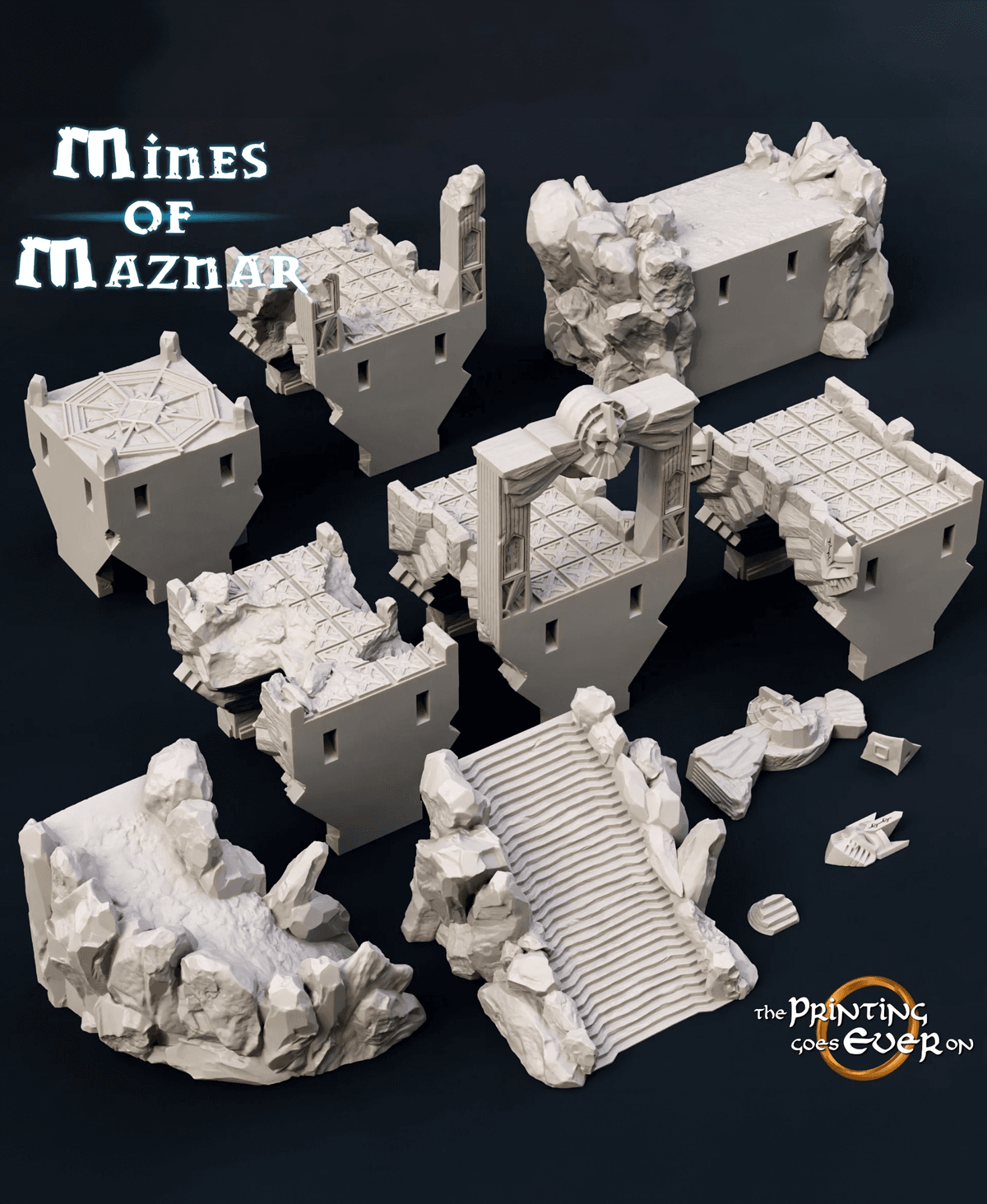 Mines of Maznar - Merchant Bundle 3d model