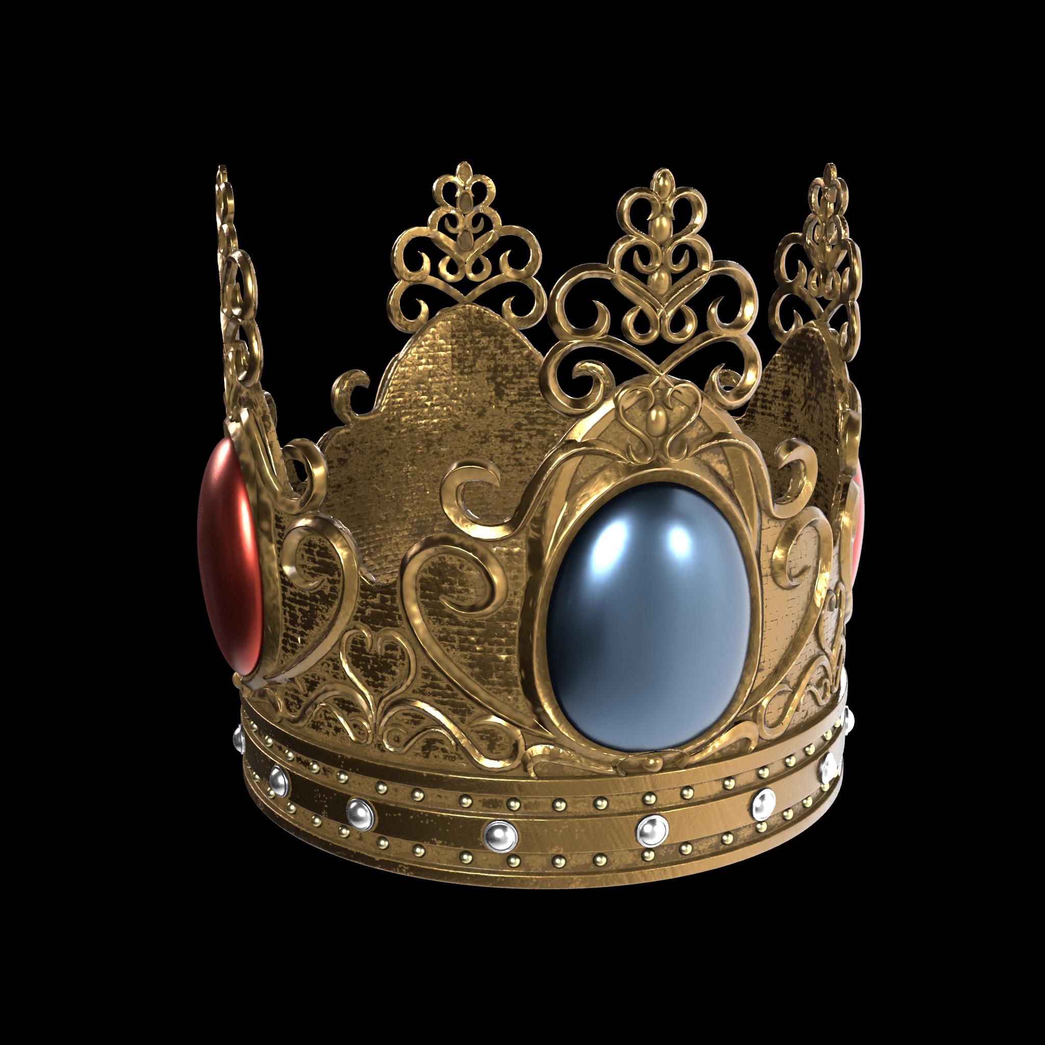 Princess Peach Crown 3d model