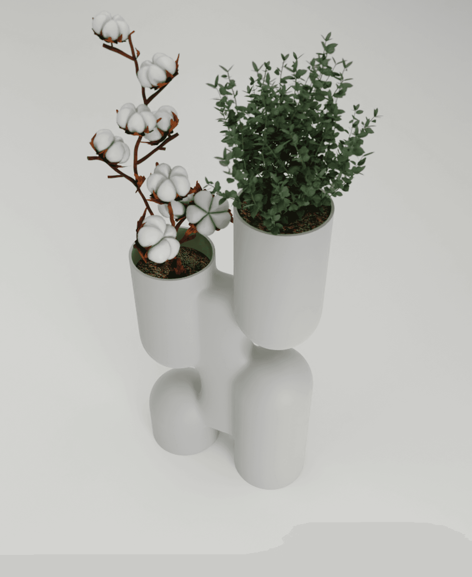 Lobe Planter ~ Collection Series 3d model