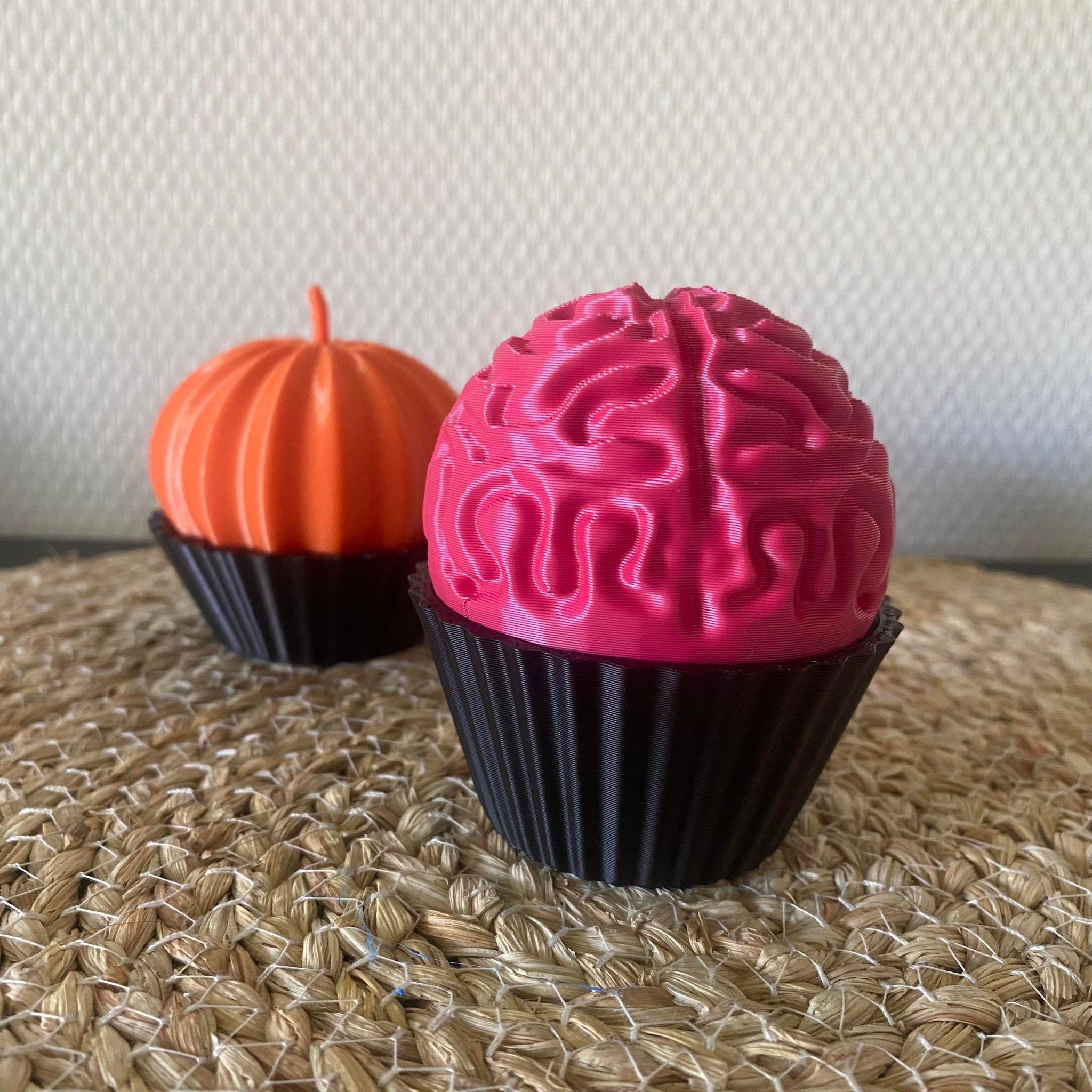 Brain cupcake 3d model